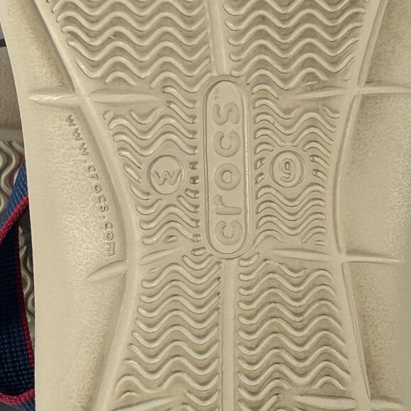 Crocs Swiftwater Webbing Womens 9 Sandals Candy Pink Style 204804 Adjustable - Picture 9 of 10